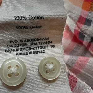 Golden TNA Plaid Gauzy Cotton Shirt Womens Small Western Country Rodeo Cowgirl thumbnail 13