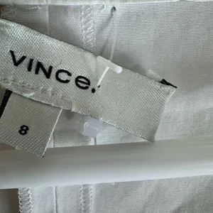 Vince White Square Neck Blouse Size 8 thumbnail 4