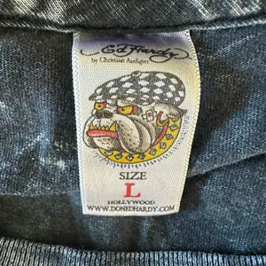 L Ed Hardy Tee T-shirt authentic Y2K clubwear indie-sleaze Baby 2000's Vintage thumbnail 3