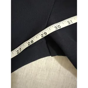 ME+EM Wide Leg Pants Women 2 Navy Blue Cargo High Waist Viscose Twill 023TJ426 thumbnail 8