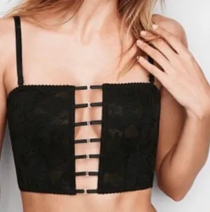 Victoria's Secret lace caged bra (L) thumbnail 1