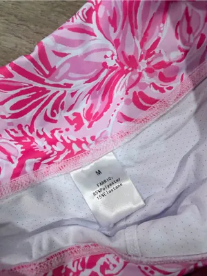 Bright Pink Tropical Print Ruffle Skort Size M thumbnail 8