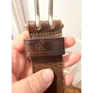 Calvin Klein Jeans Genuine Leather‎ Double Prong Belt in L thumbnail 2
