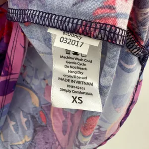 NWT Disney Lularoe collab size XS Irma Mickey Minnie print purple‎ blue pink thumbnail 8