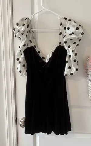 For Love & Lemons Polka dot dress thumbnail 1