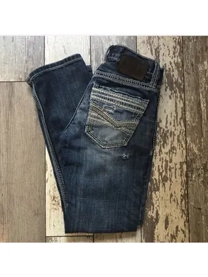 BKE Aiden Straight Distressed Jeans Size 26 Short thumbnail 2
