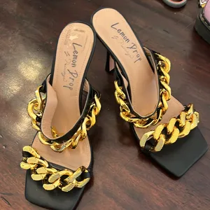LEMON DROP by PRIVILEGED chain heels sold at Dolls Kill Size 10 thumbnail 7