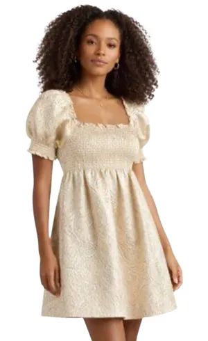 The Hill House Home Athena Nap Dress Metallic Size Small thumbnail 1