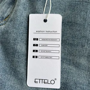 ETTELO Light Blue Denim Jean Skirt Size 8 thumbnail 3