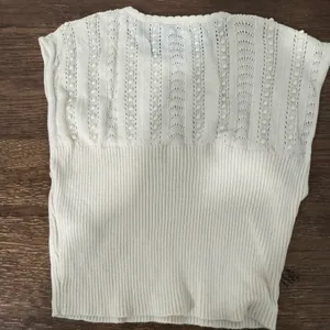 Free People Cream Crew Neck Sweater thumbnail 4