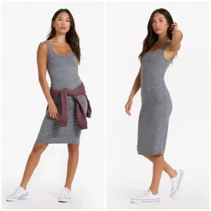 💕VUORI💕 Halo Essential Dress ~ Heather Grey XS NWOT thumbnail 4