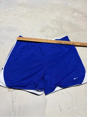 Nike y2k Women's Blue Athletic Shorts medium thumbnail 2