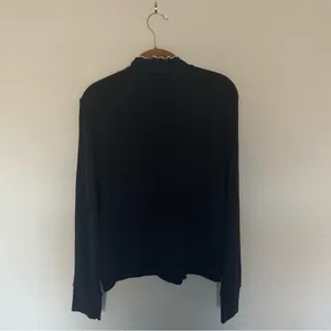 GAP Black Sweater Top Mock Neck thumbnail 3