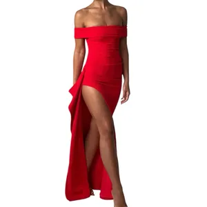 NWT Babyboo Joyce Maxi Dress Red Size Small thumbnail 2