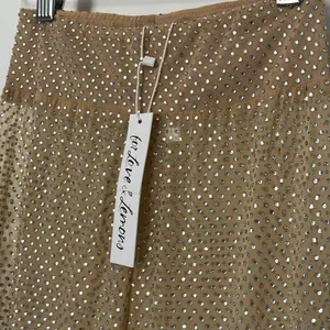 For Love & Lemons‎ Rhinestone Kiara Mesh Shorts XS - Glamorous, Sheer, NWT thumbnail 7