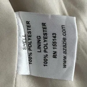 NWT‎ Azazie Everleigh Frost A-Line Pleated Chiffon Maxi Bridesmaid Dress thumbnail 10
