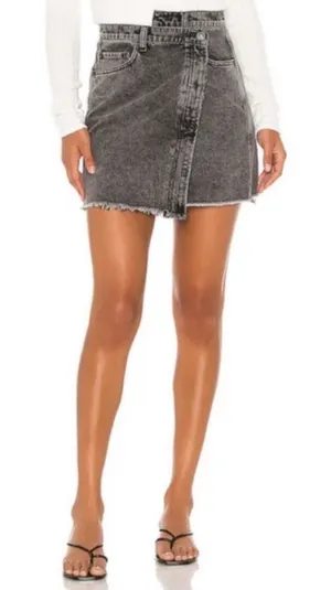 NWT FREE PEOPLE sulphor black skirt size 24 thumbnail 1