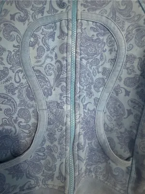 lululemon athletica Scuba Hoodie Blue Paisley- 4 thumbnail 5