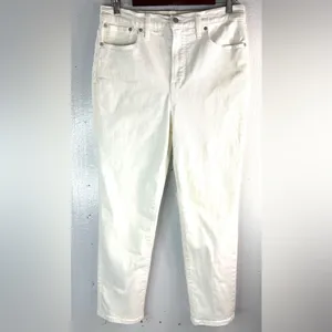 Madewell 29 The Perfect Vintage Jean in White thumbnail 8