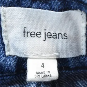 Aritzia Wilfred Free Pleated Barrel Leg Jeans Organic Cotton Medium Wash Blue 4 thumbnail 3