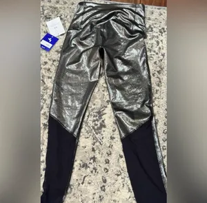 JoyLab Shiny Metallic Gunmetal Leggings thumbnail 4
