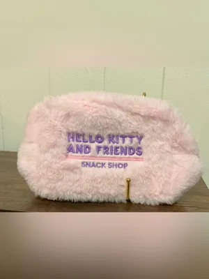 Rare Sanrio 2025 Hello Kitty & Friends Snack Shop Plush Cosmetic Makeup Zip Bag thumbnail 3