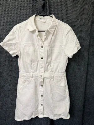 ZARA Dress White thumbnail 1