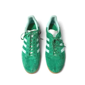 Adidas women's Gazelle green semi flash aqua Sneakers Size 10 thumbnail 4