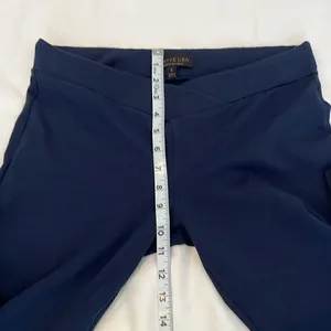 ActiveUSA szL blue elastic wrap front waist leggings great closet staple GUC thumbnail 8