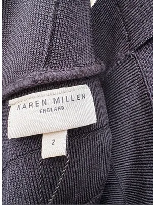 NWT Karen Millen BodyCon Bandage Dress Black Size 2 thumbnail 9