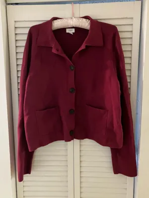J. Crew Button Down Cotton Cardigan Sweater Jacket Size XL thumbnail 1