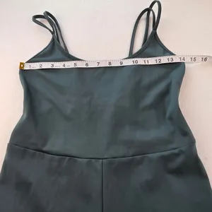 American Eagle Womens Teal Strappy Back Active Jumpsuit Size Medium Green thumbnail 9