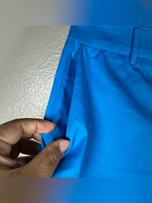Commence Classic High-Waist Blue Women's Shorts SZ:S thumbnail 4
