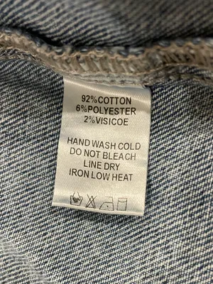 Mineral Wash Star Embroidered Denim Jacket thumbnail 9