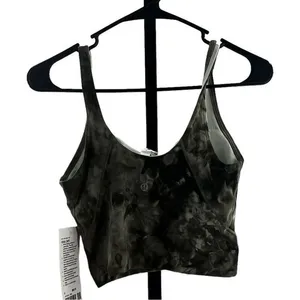 Lululemon Women’s 6 Align Tank‎ Top Diamond Dye Light Sage Army Green Olive New thumbnail 11