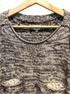 Wilfred Patch Pocket Sweater Beige Size XS Neutral Spring Cropped Casual Boho thumbnail 8