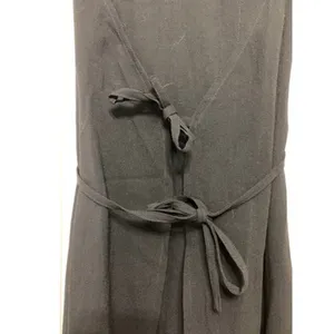 OAK + FORT Women's Black Wool Midi Wrap Dress Size 40‎ Formal thumbnail 6