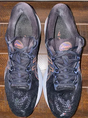 Asics Gel Cumulus 23 Athletic Running Sneakers Size 9.5 Black/Blazing Coral thumbnail 12