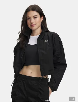 NWT Under Armour Rival Woven Full Zip thumbnail 1