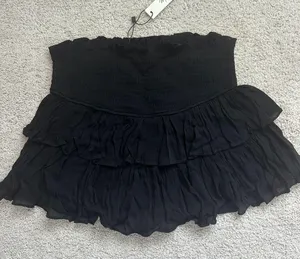 Mustard Seed Black Ruffle Mini Skort thumbnail 1