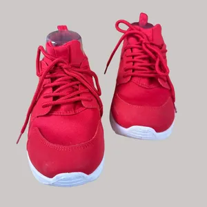 Just Be Women's Casual Fashion Sneakers White Soles Laces Red Size 7 thumbnail 2