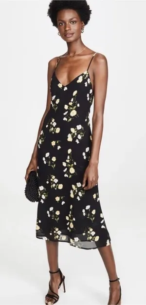 Reformation Dietrich Dress in Piazza size 6 Excellent condition Summer Dress thumbnail 1