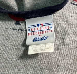 Minnesota Twins Baseball Gray 3/4 Sleeve Women’s T-Shirt Size Medium thumbnail 3