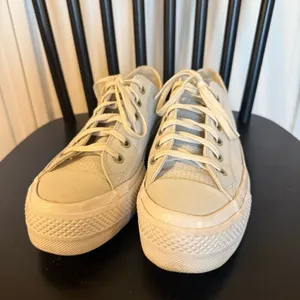 Converse Chuck Taylor All Star Lift platform golden hits leather sneaker 8.5 thumbnail 8
