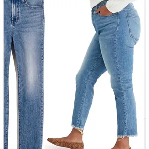 The Perfect Vintage Mom Jeans Raw Hem Size 35 NWT thumbnail 12