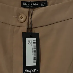 Nasty Gal Fluid Flare tan khaki Trousers Uk 12 US 8 new with tags thumbnail 2