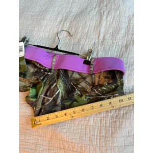 Realtree APG Camo Bikini Bottoms Purple Waistband Low Rise Size Large NWT thumbnail 6