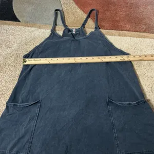 Free People FP Movement Hot Shot Mini Dress Womens S Black Romper Liner Pockets thumbnail 3