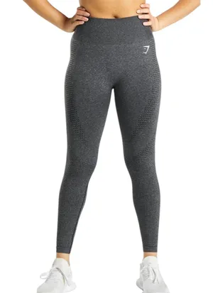 Gymshark vital seamless marl gray legging - large thumbnail 10