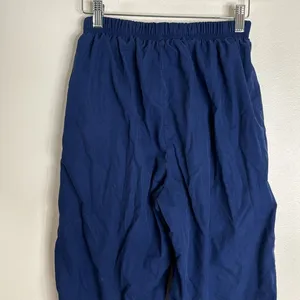 Vtg‎ Nike 90s ladies navy blue cotton athletic lounge pants size 24”medium thumbnail 8